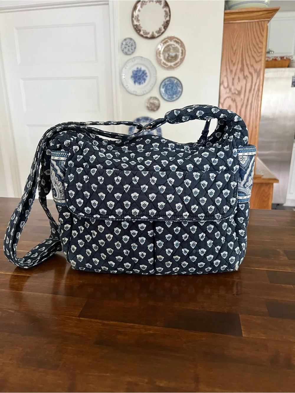 Vera Bradley Nantucket Navy “Carry All” Bag